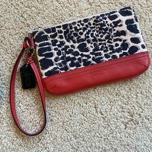 Cheetah Coach Wristlet